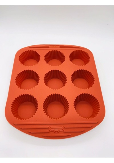 Silikon Muffin Ve Cupcake Kalıbı Kahverengi