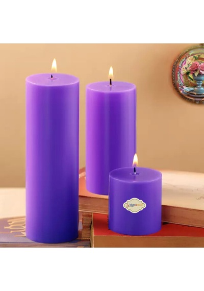 Sweet Purple 3 Lü Set Mum Mor