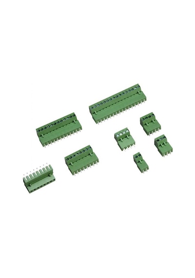 12 Pin 5.08Mm Dişi Geçmeli Yeşil Klemens