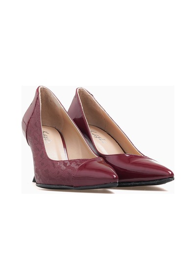 Yaşar Kaşlı Kadın İnce Topuklu Stiletto Ayakkabı 26y Ykş.8578 Bordo