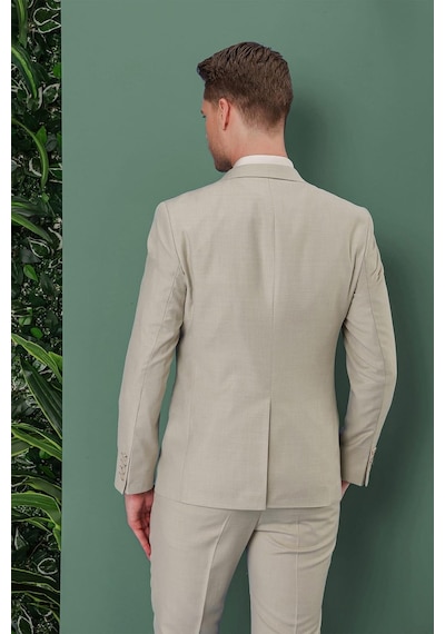 Efor Tk 871 Slim Fit Çağla Klasik Takım Elbise Çağla Yeşili