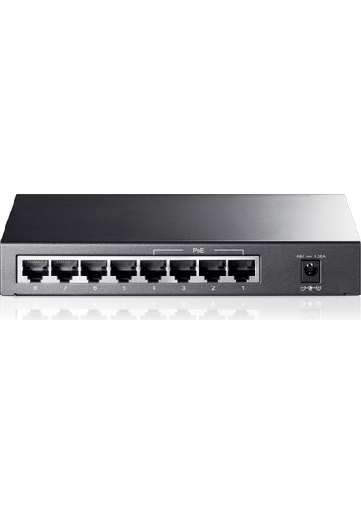 Tp-lınk Tl-sg1008p, 8 Port, Gigabit, 4 Port Poe, 55w, Yönetilemez, Metal Kasa, Masaüstü Switch