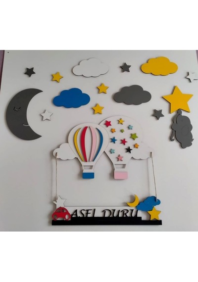 Çocuk Odası Duvar Süsü Set