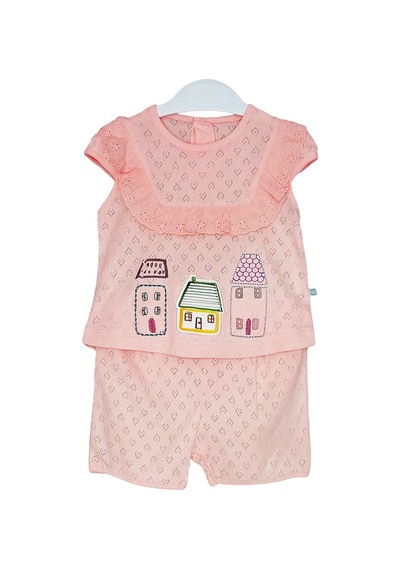 S-Mall Bibaby Summer Days Bebek Takımı - 2 Li - Somon (491000959) Somon