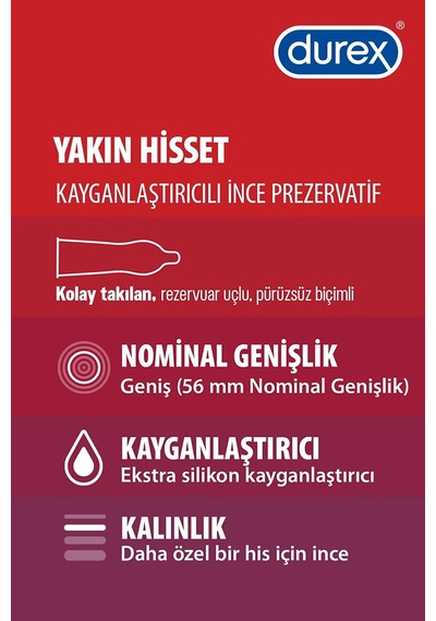 Durex Maraton Prezervatif 20'li + Yakın Hisset Prezervatif 20'li