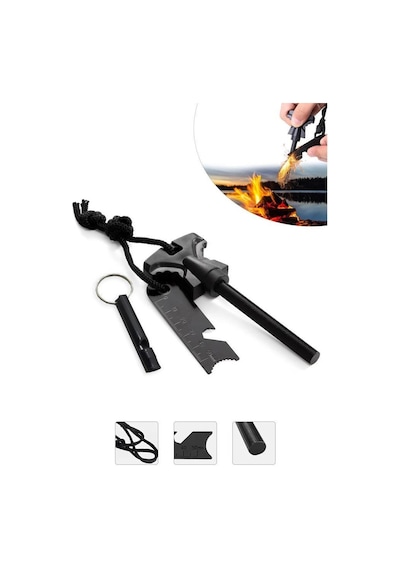 Özel Seri Açık Hava Aracı Outdoor Ürünü Doğa Ekipmanı Single Sword Magnezyum Çubuğu Ateş Başlatıcı Çok Renkli
