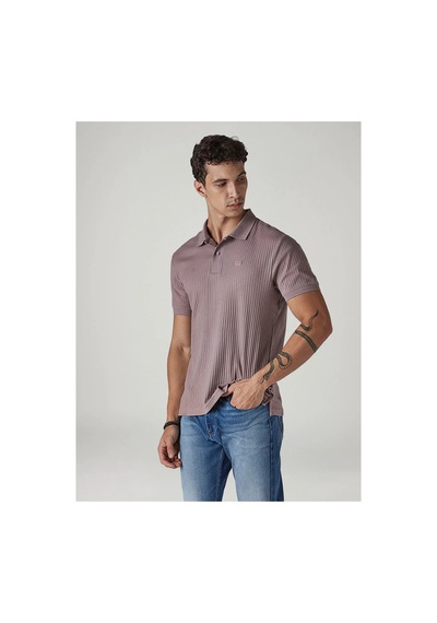 Levi's Erkek Mor Dokulu Fitilli Polo Tişört-004lx-0013