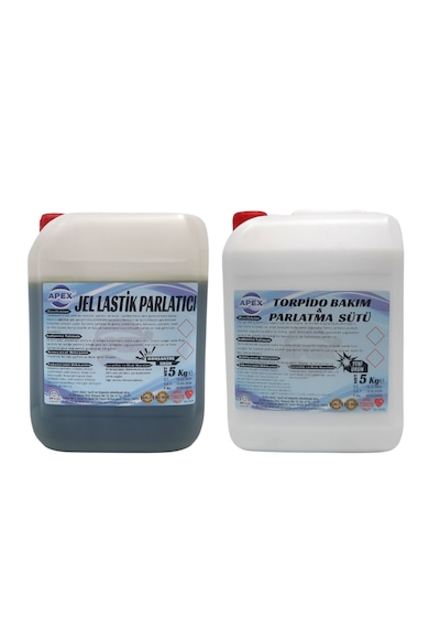 Lastik Parlatıcı Jel Ve Torpido Parlatıcı Süt 2'li Set