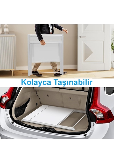Dobo Çocuk Öğrenci Ders Masası Katlanır Çalışma Masası Beyaz