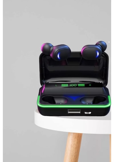 Hepsi İkili Bluetooth Kulaklık Dijital Göstergeli Uzun Pil Ömrü Yüksek Ses Kaliteli Najmaddin