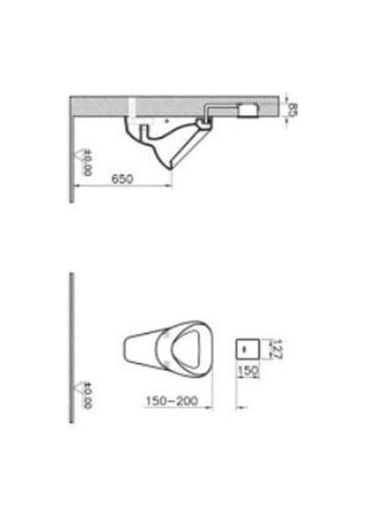 VitrA Pisuvar Yıkama Sistemi 310-2911 Temassız - Elektrikli - Mat Krom Diğer
