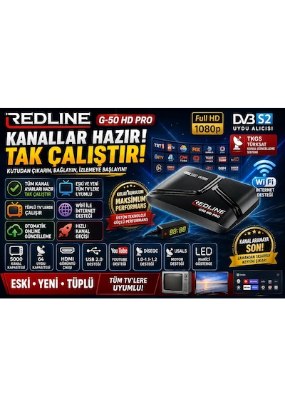 Tüplü Tv Uyumlu Full Hd Uydu Alıcısı
