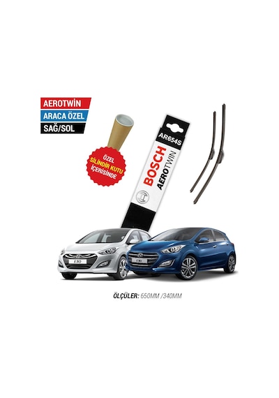 Bosch Aerotwin Hyundai i30 Silecek Takımı (2012-2016) Bosch Aerotwin Hyundai i30 Silecek Takımı (2012-2016)