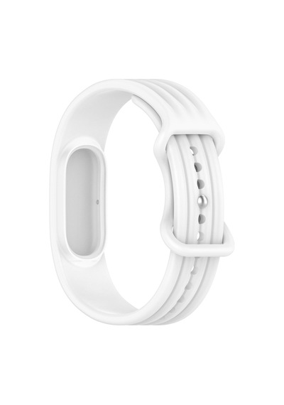 Caseonn Google Fitbit Air Kordon Premium Silikon Spor Kayış Beyaz