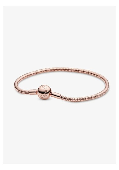 Lunarie Rose Gold Yılan Zincir Charm Bileklik