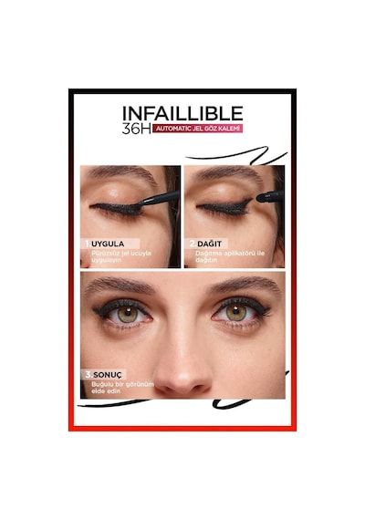 L'Oréal Paris Automatic Jel Infaillible Göz Kalemi 13 Velvet Bordeaux