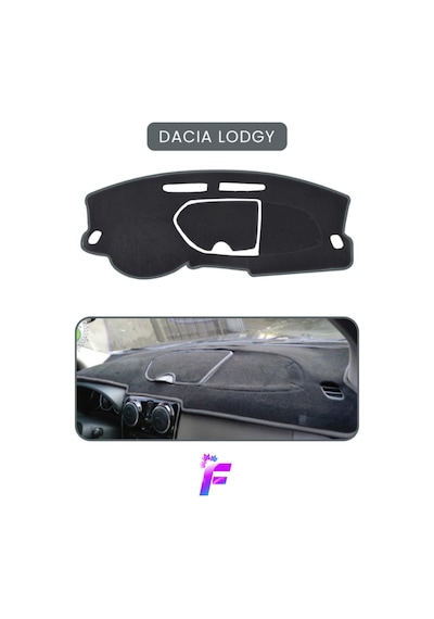 Dacıa Lodgy 2010-2017 Araca Özel Torpido Örtüsü Ön Göğüs Kılıfı Koruma Oto Aksesuar Ta74 Torpido Halısı