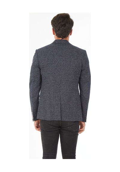 Sposo 5103 Dar Kalıp Örme Kumaş Lacivert Erkek Blazer Ceket Lacivert Sposo 5103 Dar Kalıp Örme Kumaş Lacivert Erkek Blazer Ceket Lacivert