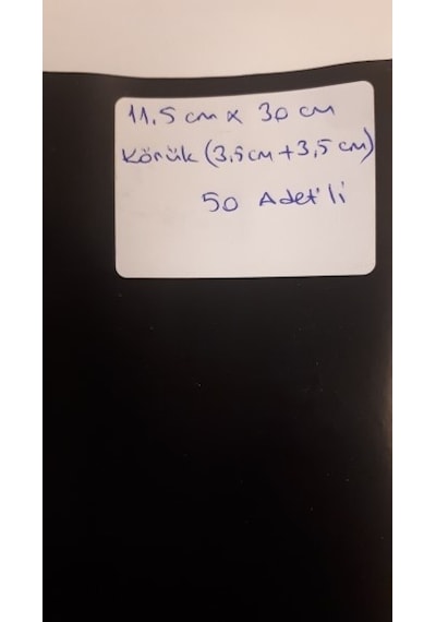 11.5 Cm x 30 Cm Fidan Ve Aşı Poşeti 50 Adetli körük 3.5 3.5 Cm