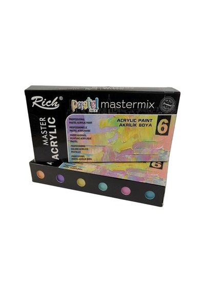 Rich Master Mix Pastel Set 6 Lı 06011408 Çok Renkli