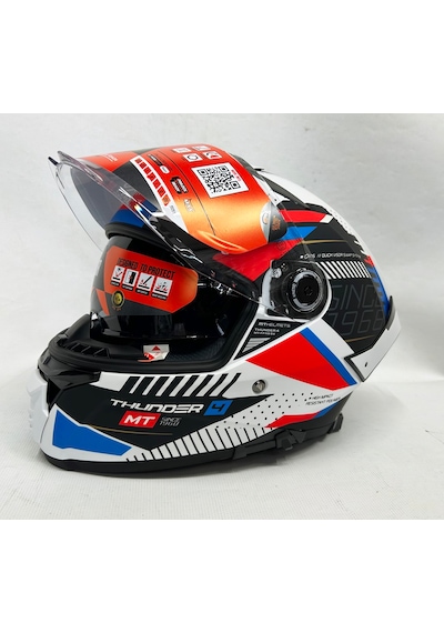 Mt Thunder 4SV Luminenc A7 Şefaf Vizörlü Kask