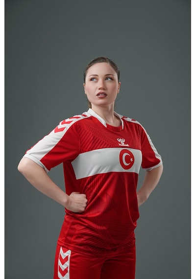 Hummel Milli Takım Forma 25-26 Kadın Kırmızı