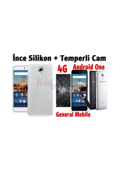 General Mobile Gm5 4G Kilif Android One Silikon Kilif + Cam 345999359