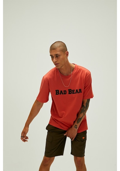 Bad Bear Erkek Tişört Title-23332 Turuncu