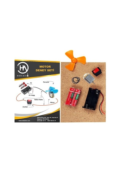 Basit Motor Devresi. Deney Seti. Eğitici Motor Devresi. Iş Eğitim