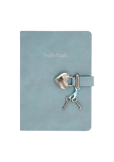 Hush Hush Kilitli Defter 80 Gr 160 Yp.çiz. A.mavi Çok Renkli