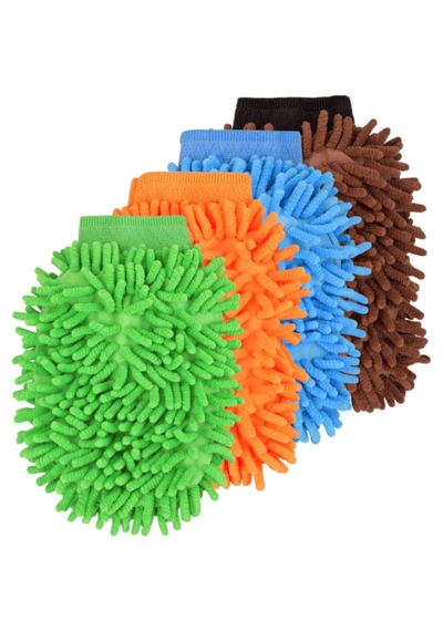 Mikrofiber Araç Yıkama Eldiveni Çizmez Oto Temizlik Eldiveni Nano Temizlik Eldiveni Universal