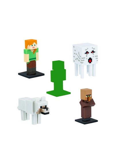 Minecraft 3d Figür Toppeez 5'li Set Mc2040 Model 3 Minecraft