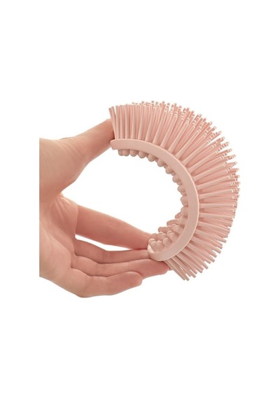 2 Adet Vücut Masaj Fırçası, Çift Taraflı Sırt Kese Banyo Duş Bebek Masaj Yumuşak Fırça Füme+pembe Çok Renkli