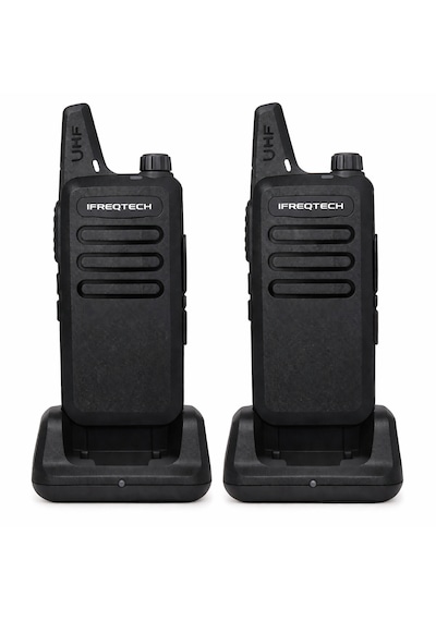 İfreqtech Ap-100 Pmr El Telsizi Çiftli Set Lisanssız Kullanım Uzun Menzil Profesyonel Telsiz 2 Li Paket Şarjlı + Klips Dahil