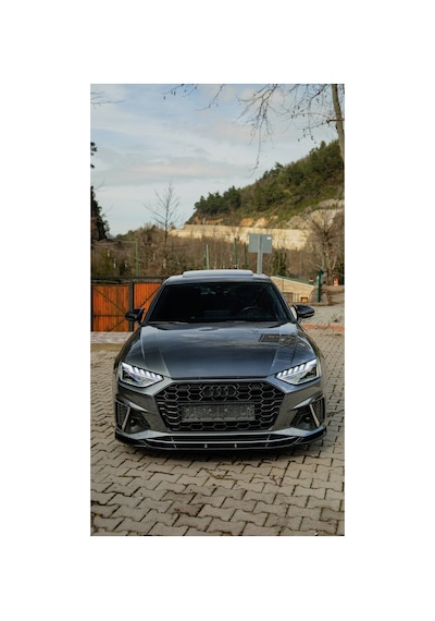 Audi A4 B9 S Line Ön Lip 2019-2024 Parlak Siyah Sportif Ön Tampon Eki