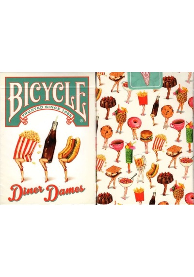 Bicycle Diner Dames Oyun Kağıdı Limited Edition Koleksiyonluk İskambil Kartları Destesi