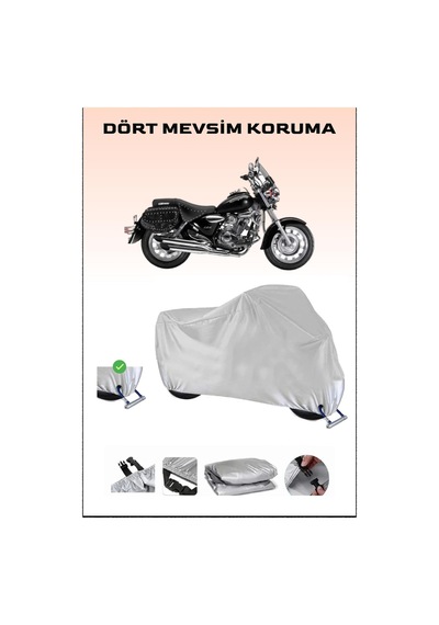 Keeway Super Light 150 İçin Kilit Uyumlu Motosiklet Branda, Güvenli, Su Geçirmez Dayanıklı Kumaş