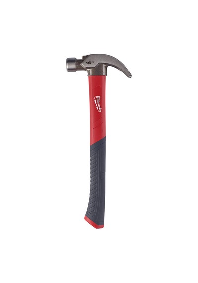 Milwaukee 450g Fiber Saplı Kavisli Çekiç- T4932478657