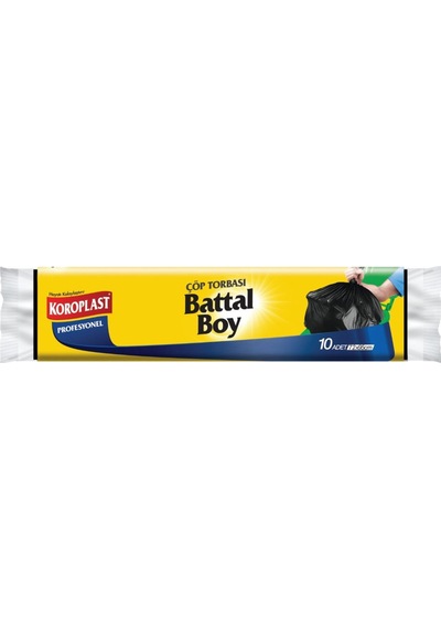 Koroplast Profesyonel Battal Boy Çöp Torbası 75 x 90 CM 5 Adet 10'lu