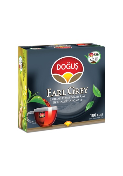 Doğuş Earl Grey Bardak Poşet Çay 100'lü 200 G - 8 Adet Tarı