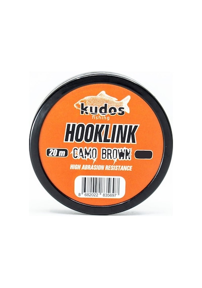 Kudos Camo Brown Hooklink 25lb 20m Rig İpi