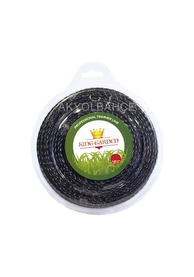 King Garden Tırpan Misinası Ot Çim Kesme İpi 3 Mm - 63 M