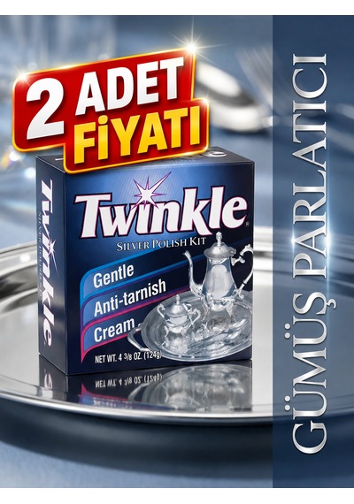 Gümüş Parlatıcısı, Gümüş Cilası Ve Temizleyici Krem 124gr 2 Adet Made In Usa İthal Ürün