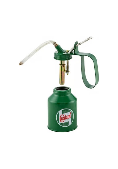 Retro Yağdanlık Yeşil Pompalı 200ml / Castrol