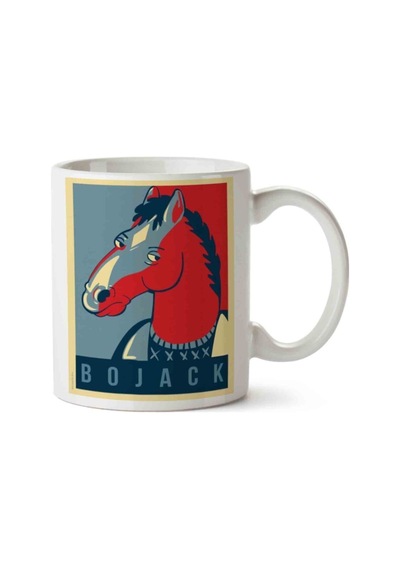 In Bojack We Trust Iki Tarafı Baskılı Kupa Bardak Çok Renkli