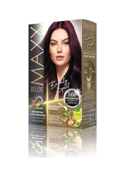 Beauty Expert Haır Color Keratin 'li 1 Kutu 2 X 50 Ml Patlıcan Moru 3.66