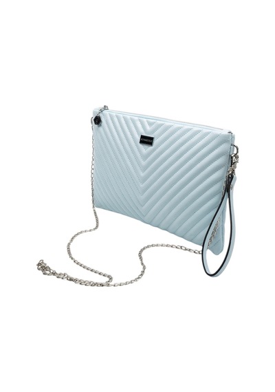 Silver Polo Crash Mavi Kapitone V Kadın Portföy Ve Clutch El Çantası Sp1034