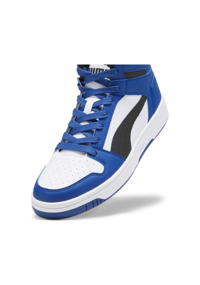 Puma Rebound Layup Ayakkabı 369573 36 Beyaz - Mavi