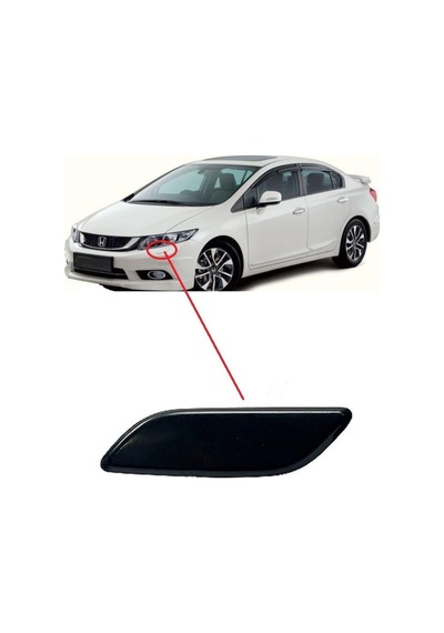 Honda Civic Far Yıkama Motoru Kapağı Sol 2012-2013-2014-2015
