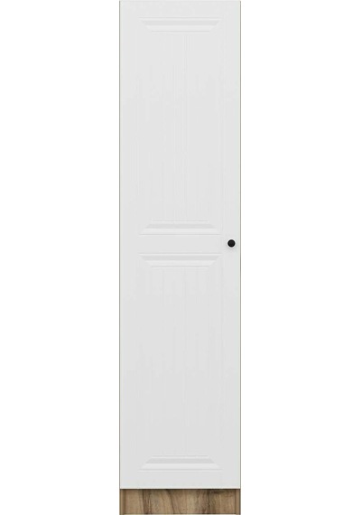 Minar Kale 1 Kapaklı Raflı Dolap Dore - İlk Bahar Mebran 210cm Ceviz